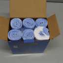 150 Count 6 Gallon Trash Bags Drawstring - 1.1 Mil Heavy Duty Medium Garbage Bags,22.5 Liter Strong Plastic Can Liners Unscented,Thick Waste Basket Bags for Bathroom Office Kitchen