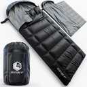 VENTURE 4TH 3-Season XL Backpacking Sleeping Bag, Camping Sleeping Bags For Adults & Kids - Lightweight, Comfortable, Water Resi