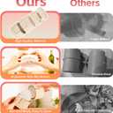 2 in 1 Egg Shell Opener with Piercer, Hard Boiled Egg Peeler, Cute Egg Cracker for Raw Eggs, Egg Separator for Home Kitchen Gadgets Tool, Beige