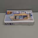 Black Bread Box for Kitchen Countertop - Modern bamboo Bread box with Window Bread Storage Container