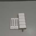 DEWENWILS Wireless Control Outlet for Christmas Decor, Programmable and Expandable Electrical Switch, 100FT Range, 125V/15A/1875W Light Switch, 2 Remote and 5 Outlets