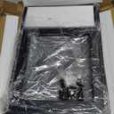 DOLALIKE Expandable kitchen Countertop Organizer, Stackable Cabinet Shelf Organizers, Space Saving Spice Rack Pantry Storage for Bathroom Office Organization (Black, 2 Pack)