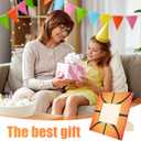 8 Pcs Basketball Picture Frame Sports Athletics Fits 4 x 6 Inches Basketball Wooden Photo Frame Sport Graduation Gifts for Sports Party Team Display Pictures Tabletop Home Office Decor