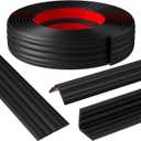 Wall Corner Protector & Edge Guard Peel and Stick Wall Trim Moulding Inside & Outside Corner Molding Trim Caulk Strip, Self Adhesive Trim for Wall Edge, Ceiling, Countertop, 1.6” W x20’ L Black