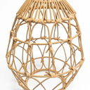 Metal Rattan Woven Egg, 8 Inches (20.32 cm), For Indoor Use
