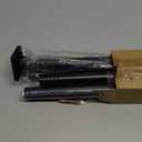 Shower Curtain Rod Adjustable 31-79", Anti-Rust Shower Rod & Spring Tension Shower Rod No Drill, Black Shower Curtain Rod for Bathroom Tension Rod