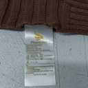 PiccoCasa Cotton Cable Soft Couch Decorative Knitted Throw Blanket, Dark Brown, 47"x71"