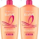L'Oreal Paris Elvive Dream Lengths Restoring Shampoo With Fine Castor Oil and Vitamins B3 and B5 for Long, Damaged Hair, Visibly Repairs Damage Without Weighdown With System, 28 Fl Ounce (Pack of 2)