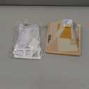 Naked Eye 3D Wall Sconce, USB Rechargeable Wall Mounted Light, Decor Night Three Color Adjustable, Indoor Wireless Lights for Bedroom Living Room Offices (Seafront)