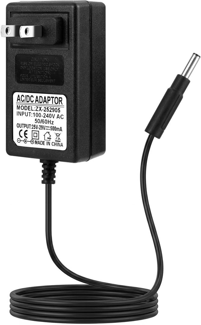 MC2805A Charger Power Adapter Compatible with Eureka Rapid Clean Pro NEC180 NEC182 NEC185 NEC186 & Stylus Series NEC380 Cordless Vacuum Cleaner, Replacement Power Supply Cord