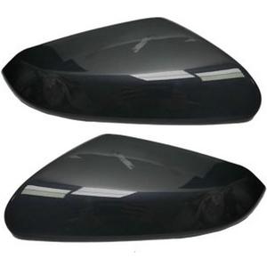 1 Pair Black Mirror Cap Cover For Honda Civic 2016 2017 2018 2019 2020 2021 Rearview Mirror Cap Replacement (Black Pair)