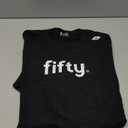 50th Birthday Gift Ideas for Him Men | Fifty Design Party T-Shirt , size large