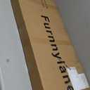 4 Panel Rattan Divider Short Room Partition Screen,Double Sided Folding Divider for Room Separation,Light Brown,47.2" H x 63" W