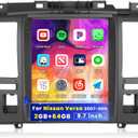 2+64GB for Nissan Versa 2007-2011 Android Car Stereo with Wireless Carplay Android Auto, 9'' Touch Screen Car Radio GPS WiFi, Bluetooth SWC Mic Backup Camera Mirror Link