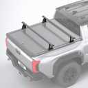 Adjustable 68.8" Truck Bed Rack Cross Bars (2PCS), Heavy-Duty Aluminum T-Slot Crossbars Compatible with Mid-Size Trucks & Retractable Tonneau Covers with Rail System, Kayak & Bike Rack