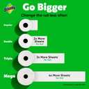 Bounty Select-A-Size Paper Towels, White, 2 Mega Rolls = 8 Regular Rolls