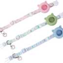Cat Tracker Collar Breakaway Waterproof with Airtag Holder, Pet Cat Tracking Collar (Pink)