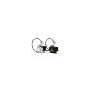 Linsoul KZ ZS10 Pro, 4BA+1DD 5 Driver in Ear Monitor, HiFi Wired Earbuds, Gaming Earbuds, Hybrid IEM Earphones with Stainless Steel Faceplate, Detachable Cable for Musician(Without Mic, Black)