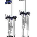 GCCSJ 15''-23'' Drywall Stilts for Adults Adjustable Heights Aluminum Stilt for Sheetrock Drop Ceiling Painting Painter Taping or High Shrub Trimming