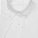 Van Heusen Mens Short Sleeve Dress Shirt Regular Fit Oxford Solid