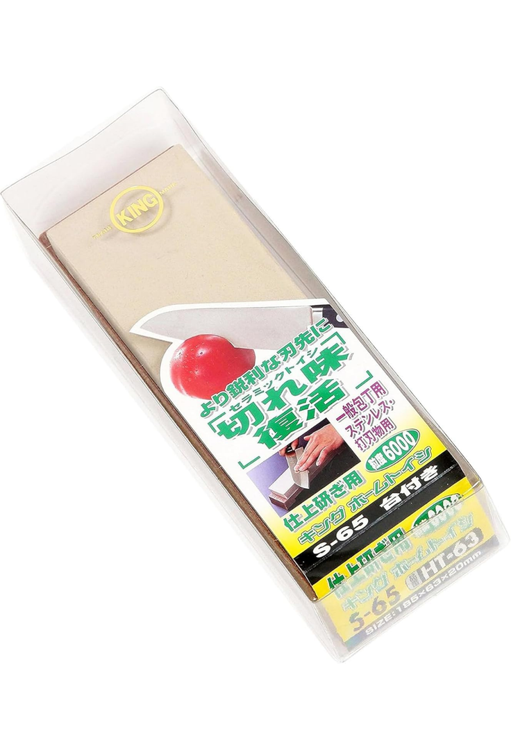 King Home Toy S-65 HT-63 185 x 63 x 20 Grit Size: #6000, For Finishing Sharpening