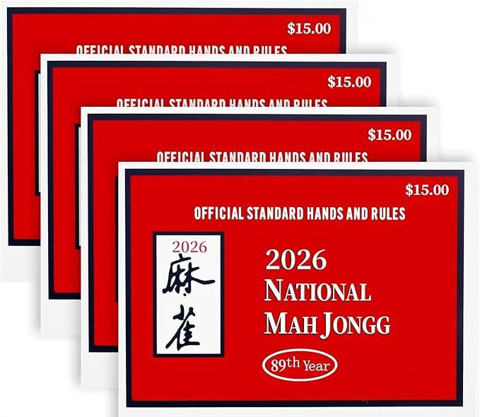 American Mah Jong Reference Cards 2026 Official