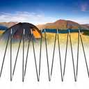 Fiberglass Tent Pole Replacement Kit, Double Support Frames for Outdoor Camping.