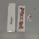 Stylish Metal Band Compatible with Samsung Galaxy Watch 7 Band/FE 6 5 4 40mm 44mm,Galaxy Active 2, 20mm Watch Strap Pretty Chain with Cute Decorative Charms Accessories for Samsung Watch Bands Women (RoseGoldPink Band/Cross)