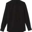 Van Heusen Regular Fit Long Sleeve Dress Shirt BLACK 15.5 Nk 32-33 Sl, M