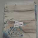 Blue Mason Jars Flowers Dishwasher Magnets Decorative Cover,Rustic Wooden Boards Waterproof Magnetic Dishwasher Cover Panel,Refrigerator Magnet Cover for Kitchen Home Decor 23x26 Inch