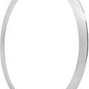 HECASA Headlight Bezel Compatible with 2014-2024 Mini Cooper S F55 F56 F57 Models Replacement for 51137300632 MC2507105 Headlamp Cover Trim Silvery Plastic(ABS) Right Side