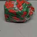 Knitgrip 48 Pcs Christmas Leis Tropical Hawaiian Christmas Decorations Luau Party Necklace Headband and Bracelets Set Flower Necklace Jewelry Favors Decor for Xmas Women Men Beach (Red,Green)