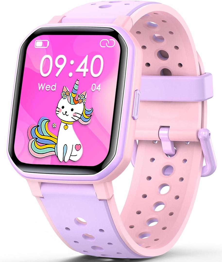 JOYELE Smart Watch for Kids Teens, No Phone Needed Fitness Tracker Boy Girls Watch with 19 Sport Modes, Pedometer, Sleep Monitor, Kids Watch Birthday Gifts Toy Gift for Girls Boys 6-16 (Purple)