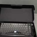 Gurjot Wireless Mechanical Keyboard, 75% Hot Swappable Custom Keyboard with Knob,PBT Keycaps,BT5.0/2.4GHz/USB-C,RGB Backlit, Mechanical Gaming Keyboards for PC/Tablet/PS/Xbox (Black gradient gray)