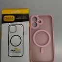 MOCCA Magnetic for iPhone 17 Case, (Compatible with Magsafe) (16FT Military Grade Protection) Full Camera Protection Anti-Fingerprint Slim Translucent Matte Phone Cover 6.3",Pink