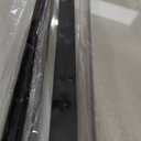 Frameless Pivot Shower Door 33-34" W x 72" H, Pivot Swing Shower Glass Door with 1/4"(6mm) Clear Tempered Glass Shower Door, Easy to Clean Bathroom Shower Door, Matte Black