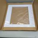 Somime 10 Pack Precut 16x20 Picture Frame Mat, White 16x20 Photo Mat with 11x14 Opening, Acid Free Frame Matte for Artworks, Prints