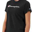 Champion Women's T-shirt, Classic Tee, Comfortable T-shirt for Women, Script XL