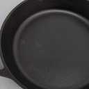 Lodge 13-1/4 Inch Cast Iron Pre-Seasoned Skillet  Signature Teardrop Handle - Use in the Oven, on the Stove, on the Grill, or Over a Campfire, Black (13.25 Inch)
