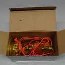 Baquler 2 Pcs LED Chinese Lamp Buddhist Lamp Buddha Night Light Buddhist Candle Supplies for Chinese New Year Festival Decoration, Worship, Prayer