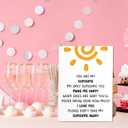 You Are My Sunshine Sign, Inspirational Table Signs, 8 x 11 inches Wooden Sign with Stand, Birthday Gifts for Family Friends, Home Office Bedroom Desk Decor -21