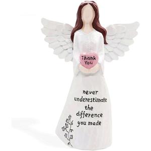 Angel Figurine for Women, Thank You Appreciation Gift for Women, Teacher, Nurse, Therapist, Friend, Coworker, Caregiver
