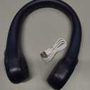 Neck Fan, USB Rechargeable Personal Fan, 4000 mAh Battery Operated, 3 Speeds Adjustable, Faster Cooling, Ultra Quiet, Suitable for Home, Office, Travel, Sports (Blue)