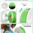 PLA Filament 1.75mm PLA 3D Printer Filament(Refill),1kg Refill for Reusable Spools(2.2lbs),Premium Quality 3D Printing Filament for Bambu lab 3D Printers,Cyan