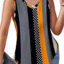 XIEERDUO Womens Tank Tops V Neck Eyelet Embroidery Casaul Sleeveless Shirts (S)