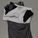 NELEUS Men's 3 Pack Performance Compression Shorts (Large, 6028# 3 Pack: Black, Grey, White)