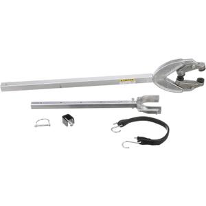 attwood Heavy Duty Transom Saver, Adjustable from 32 to 44 Inches, Heavy Duty Head, Roller and Trailer Mounts, SP-424-ADJ-RB