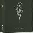 Lanpn Photo Album 4x6 600 Pockets Photos, Linen Cover Large Picture Albums Holds 600 Horizontal and Vertical Photos Green