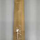 Thestoa Curtain Rods for Windows 30-62 Inch, 5/8" White Curtain Rod for Bedroom, Living Room, Kitchen, Farm house, Outdoor
