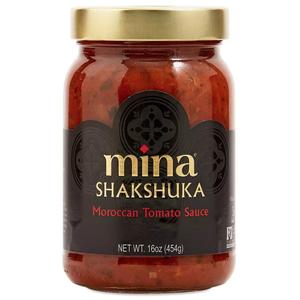 2 x Mina Shakshuka Sauce, Moroccan Tomato Sauce, 16 Oz Sugar Free Sauce, Keto Friendly, Perfect to Use as Pasta Sauce and Simmer Sauce, Delicious with Eggs, Pizza, Sandwiches, and More